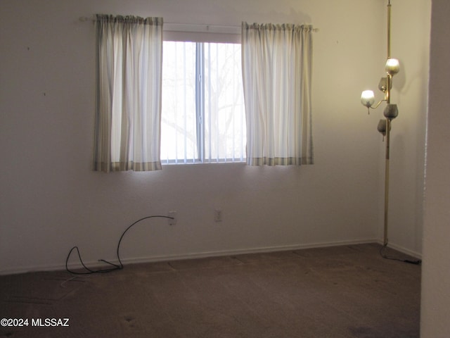 carpeted empty room with a healthy amount of sunlight