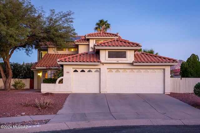 view of mediterranean / spanish house