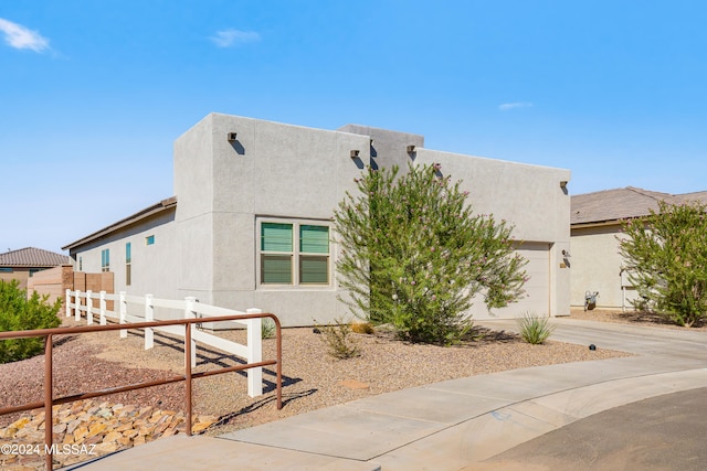 view of pueblo-style home