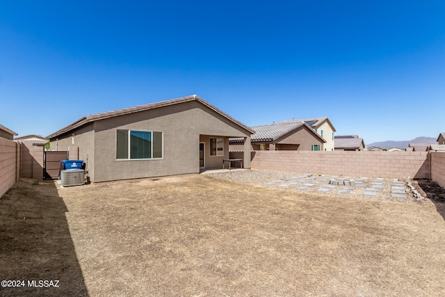 view of rear view of property