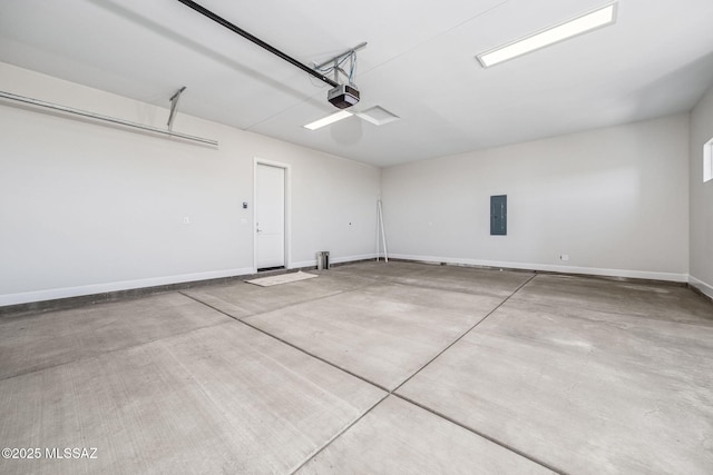 67970 E Madison Rd, Oracle, AZ 85623 - garage featuring a garage door opener and electric panel
