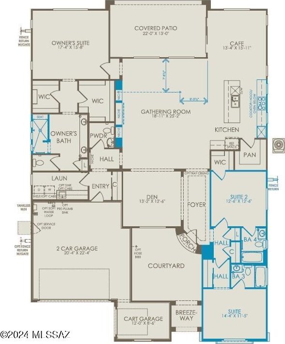 8257 S Silver Oak Dr, Tucson, AZ 85747 - property floor plan