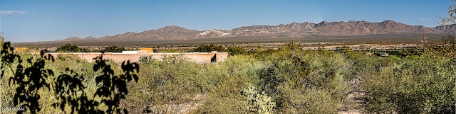 view of mountain feature