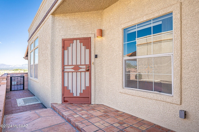 view of entrance to property