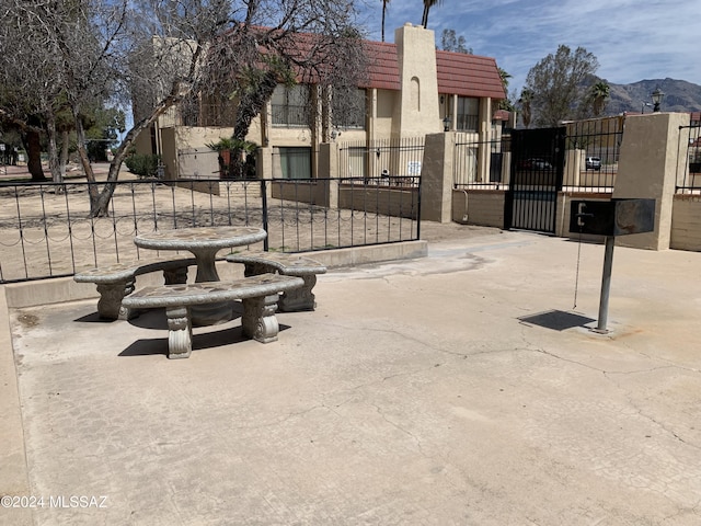 6352 N Barcelona Ln Unit 106, Tucson, AZ 85704 - view of patio with fence