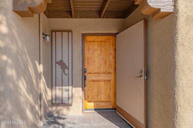 view of entrance to property