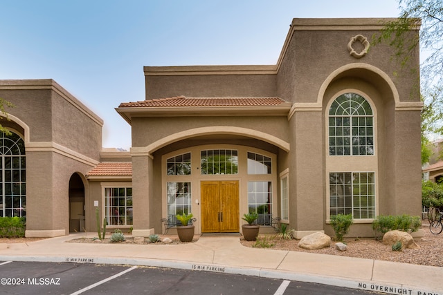 view of entrance to property