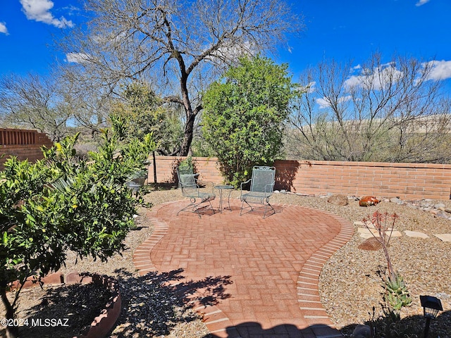 view of patio