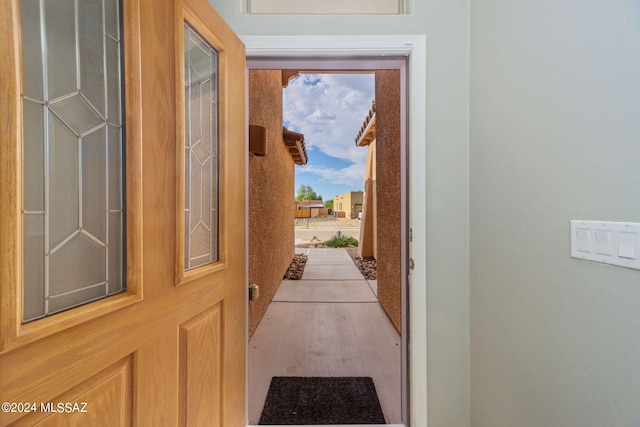 view of entryway