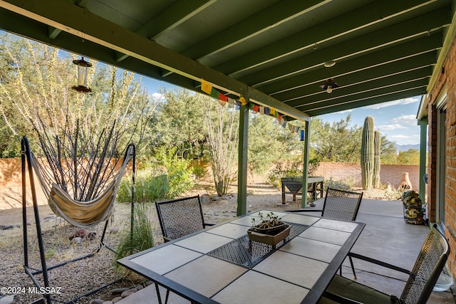 view of patio / terrace