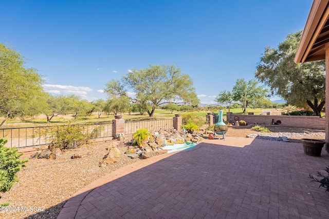 view of patio