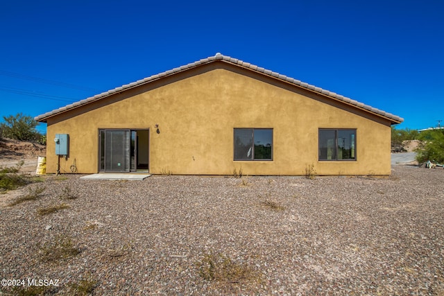 view of back of property