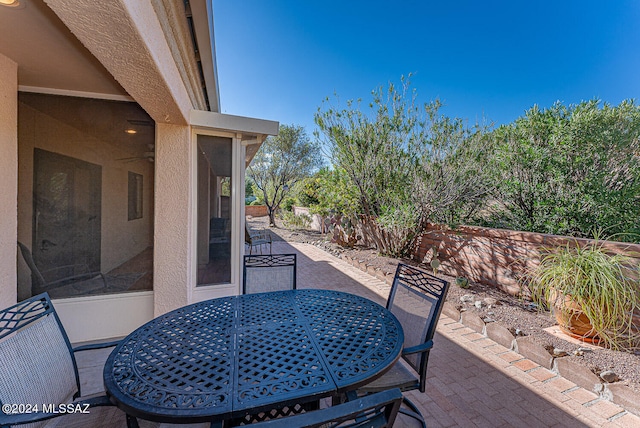 view of patio