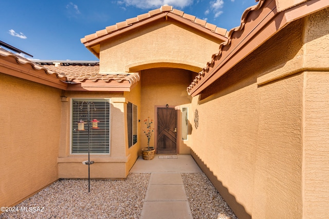 view of entrance to property