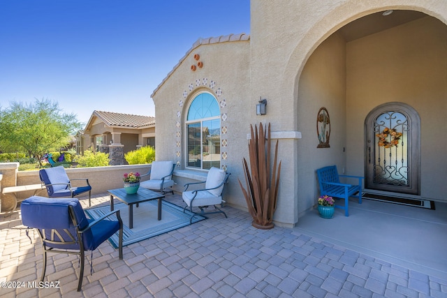 view of patio