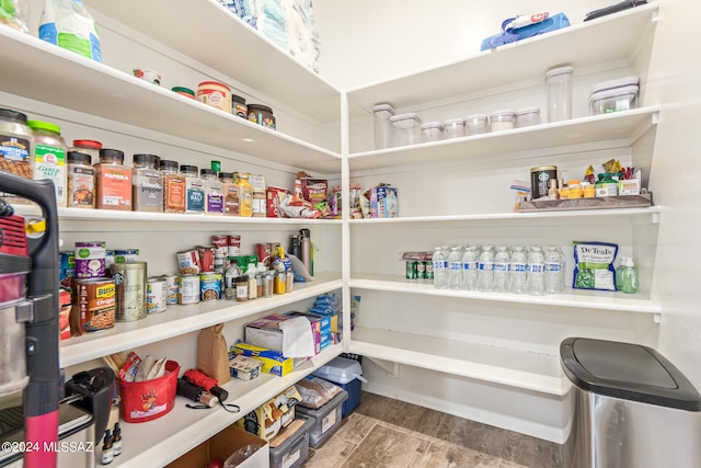 view of pantry