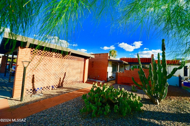 view of rear view of house