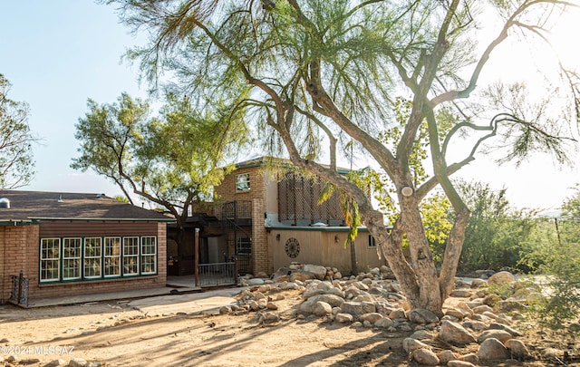 view of rear view of house