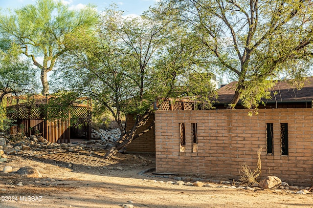 view of home's exterior