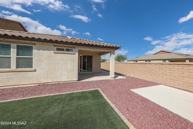 exterior space featuring a patio area