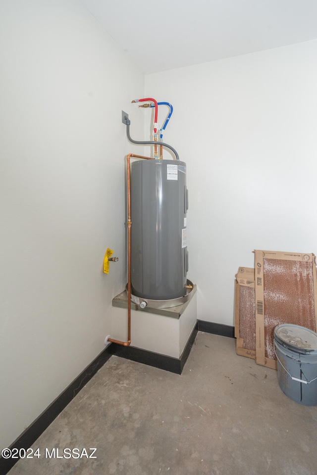 utilities with electric water heater