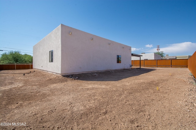 view of rear view of property