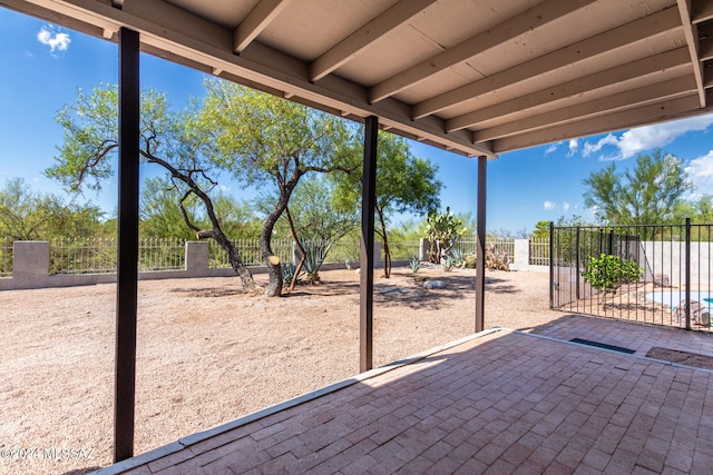 view of patio