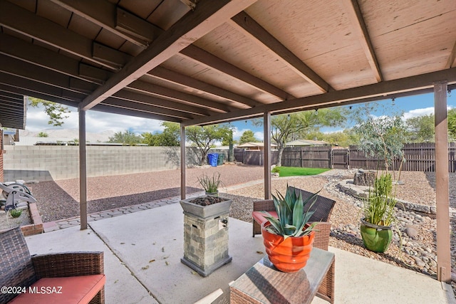 view of patio