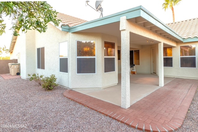 exterior space featuring a patio area