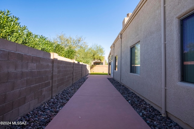 exterior space with a patio area