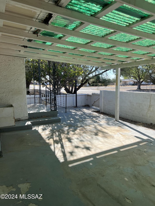 172 S Austin Blvd, Willcox, AZ 85643 - view of patio featuring fence and a gate