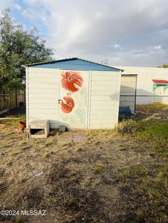 172 S Austin Blvd, Willcox, AZ 85643 - view of shed with fence