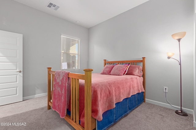 bedroom featuring carpet flooring