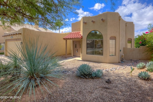 view of back of property