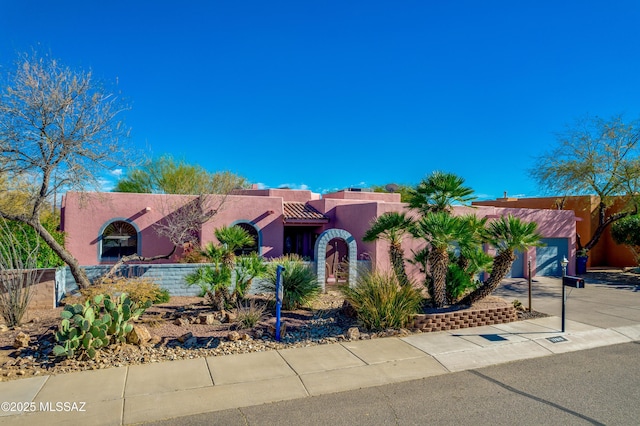 view of adobe home