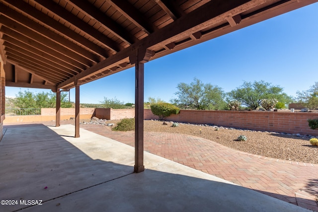 view of patio