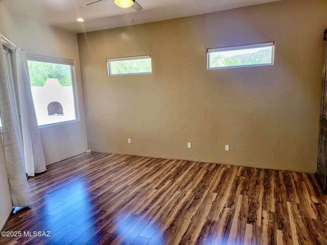5550 W Open R Pl, Tucson, AZ 85713 - unfurnished room with wood finished floors and ceiling fan