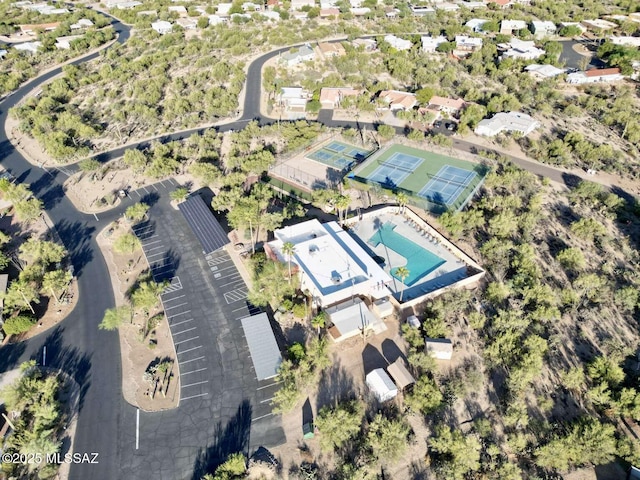 5550 W Open R Pl, Tucson, AZ 85713 - aerial overview of property's location with a pool