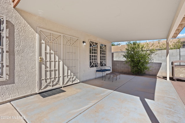 view of patio