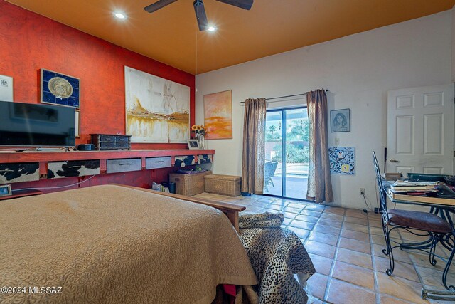 bathroom with vanity, independent shower and bath, a textured ceiling, and plenty of natural light