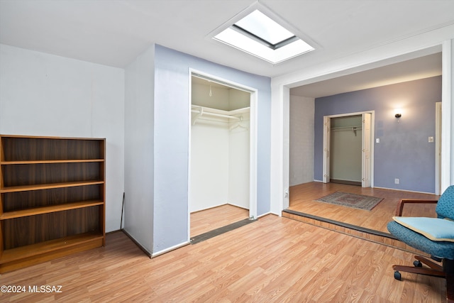 interior space featuring light hardwood / wood-style flooring