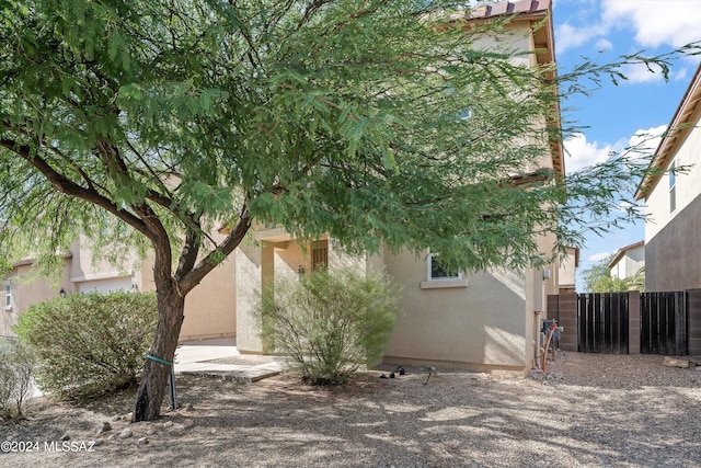 view of back of property