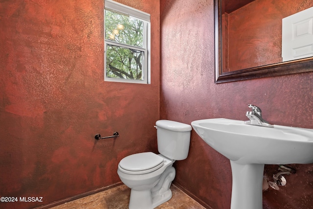 bathroom with toilet