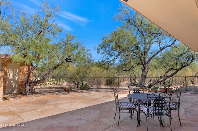 view of patio