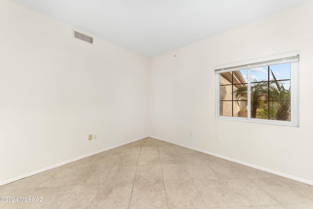 view of tiled empty room