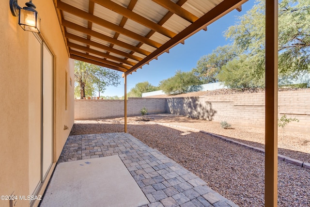 view of patio