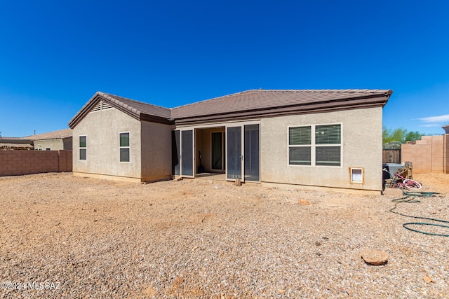 view of back of property