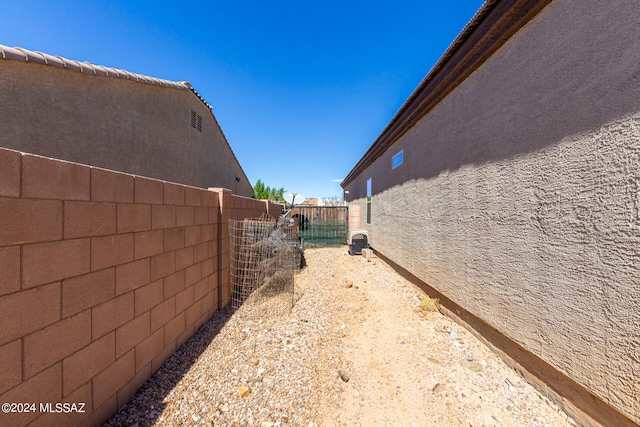 view of side of property