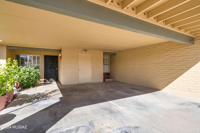 view of entrance to property