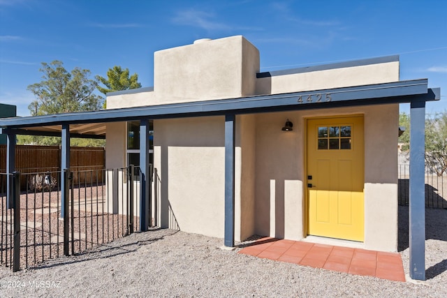 view of rear view of property